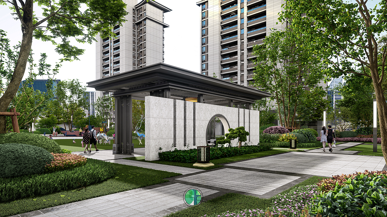 LUMION园区效果图（图ZMjk5MTc4OTEy） - 建筑/空间 - 站酷设计师景观设计郭大帅原创素材 - 站酷ZCOOL