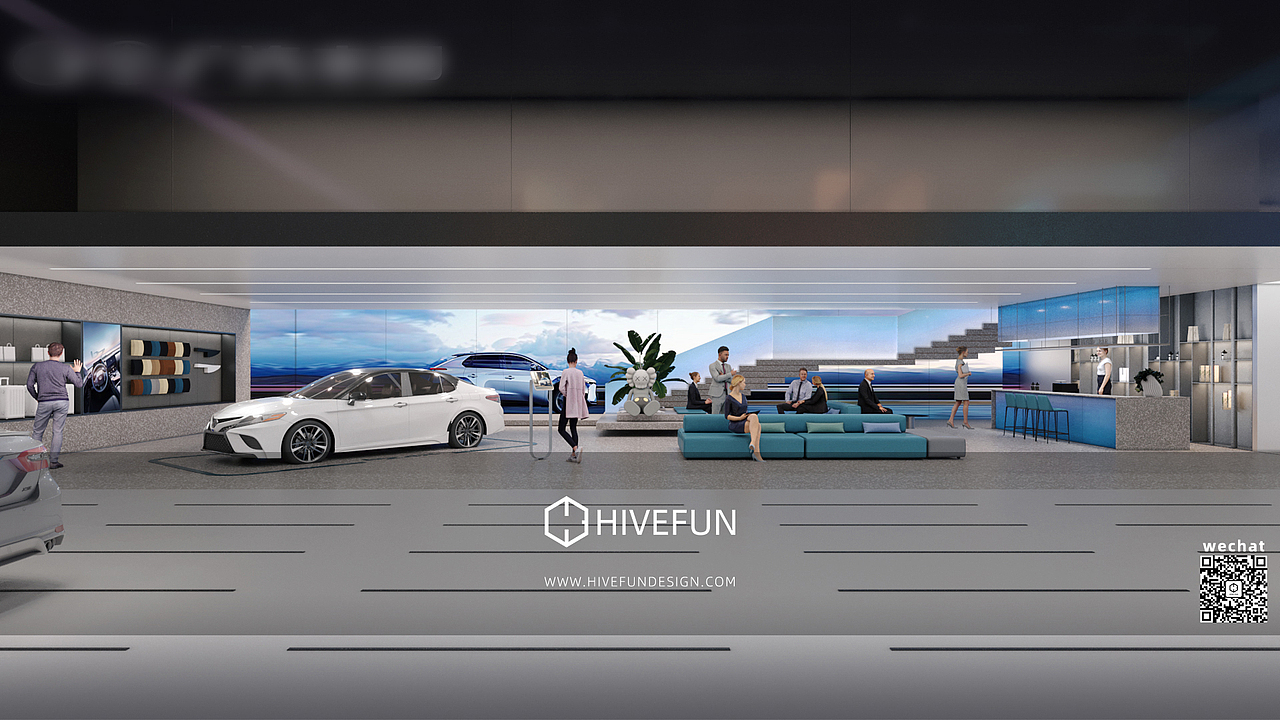 车展创意设计（图ZMzIzNjEyNTAw） - 展陈设计 - 站酷设计师HiveFundesign原创素材 - 站酷ZCOOL