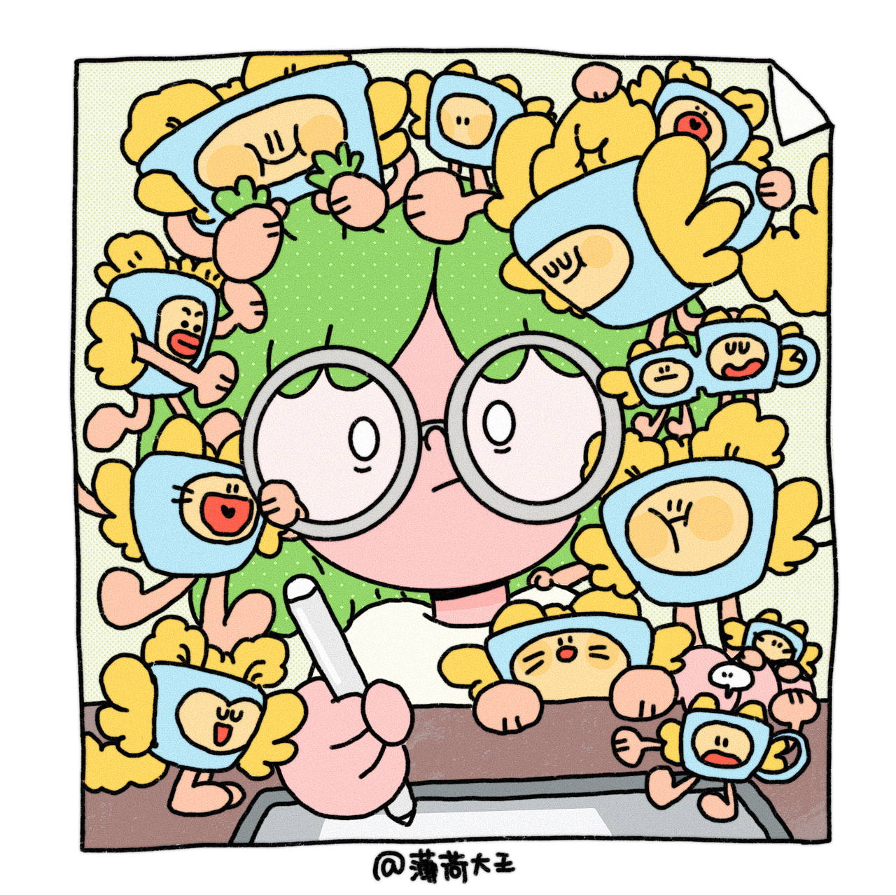 《咖啡猫的每一天》插画合集（图ZMzE2NDkwNjQ4） - 创作习作 - 站酷设计师薄荷大王原创素材 - 站酷ZCOOL