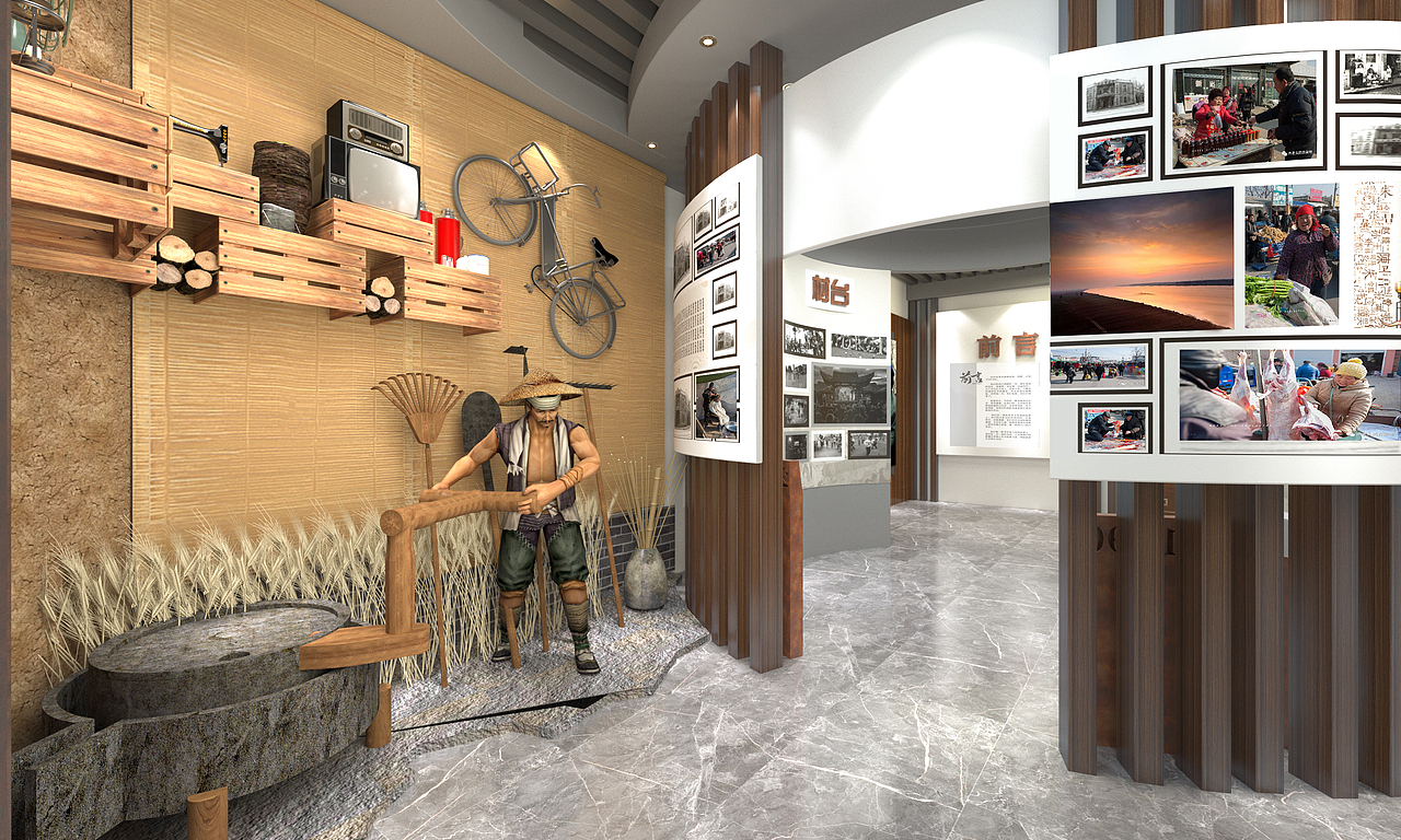 黄河滩展馆——2020（图ZMzAzMzIxNjYw） - 展陈设计 - 站酷设计师一池三境设计原创素材 - 站酷ZCOOL