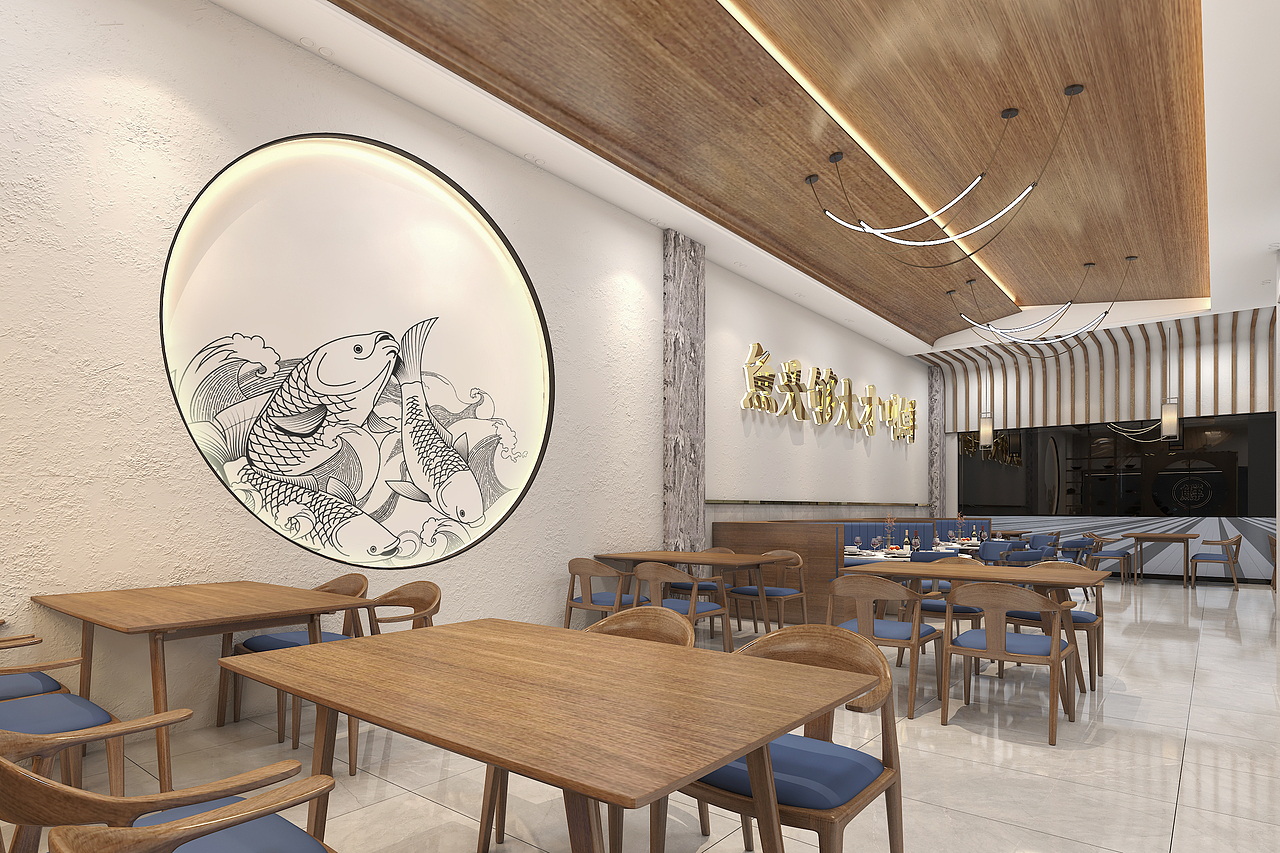 叶大鲜鱼头中餐厅(图ZMjQ0NTMzNTc2) - 品牌 - 站酷设计师餐饮老方原创素材 - 站酷ZCOOL
