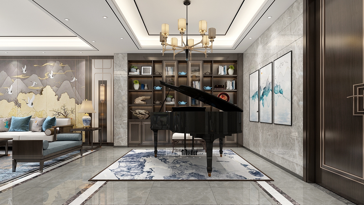 轻奢家装（图ZMjAzNDQwODk2） - 家装设计 - 站酷设计师顾二狗原创素材 - 站酷ZCOOL