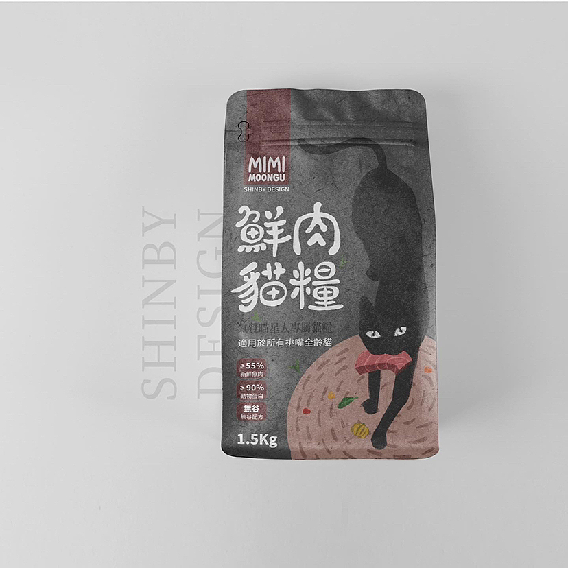 猫粮包装-心比斯原创设计