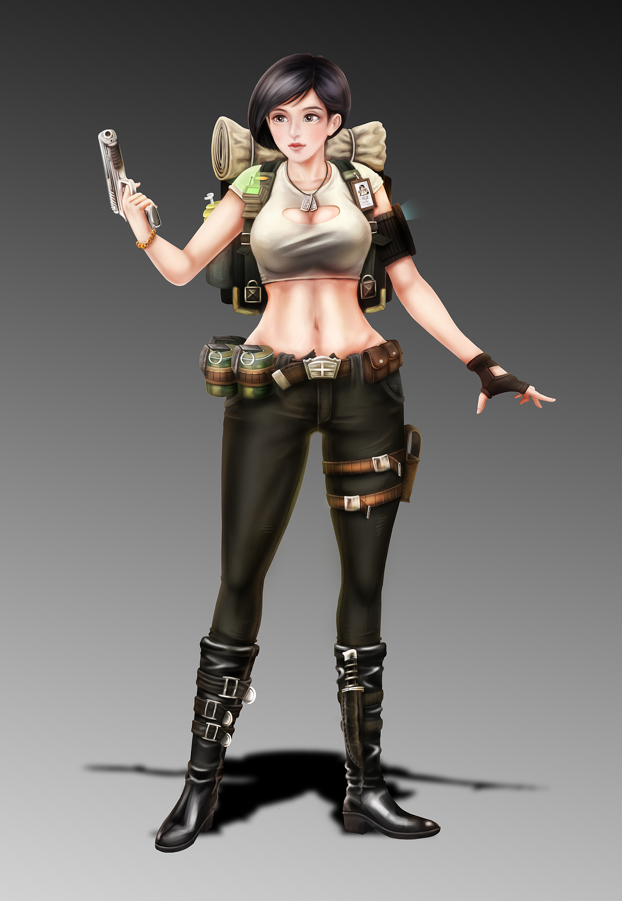 盗墓笔记阿宁立绘