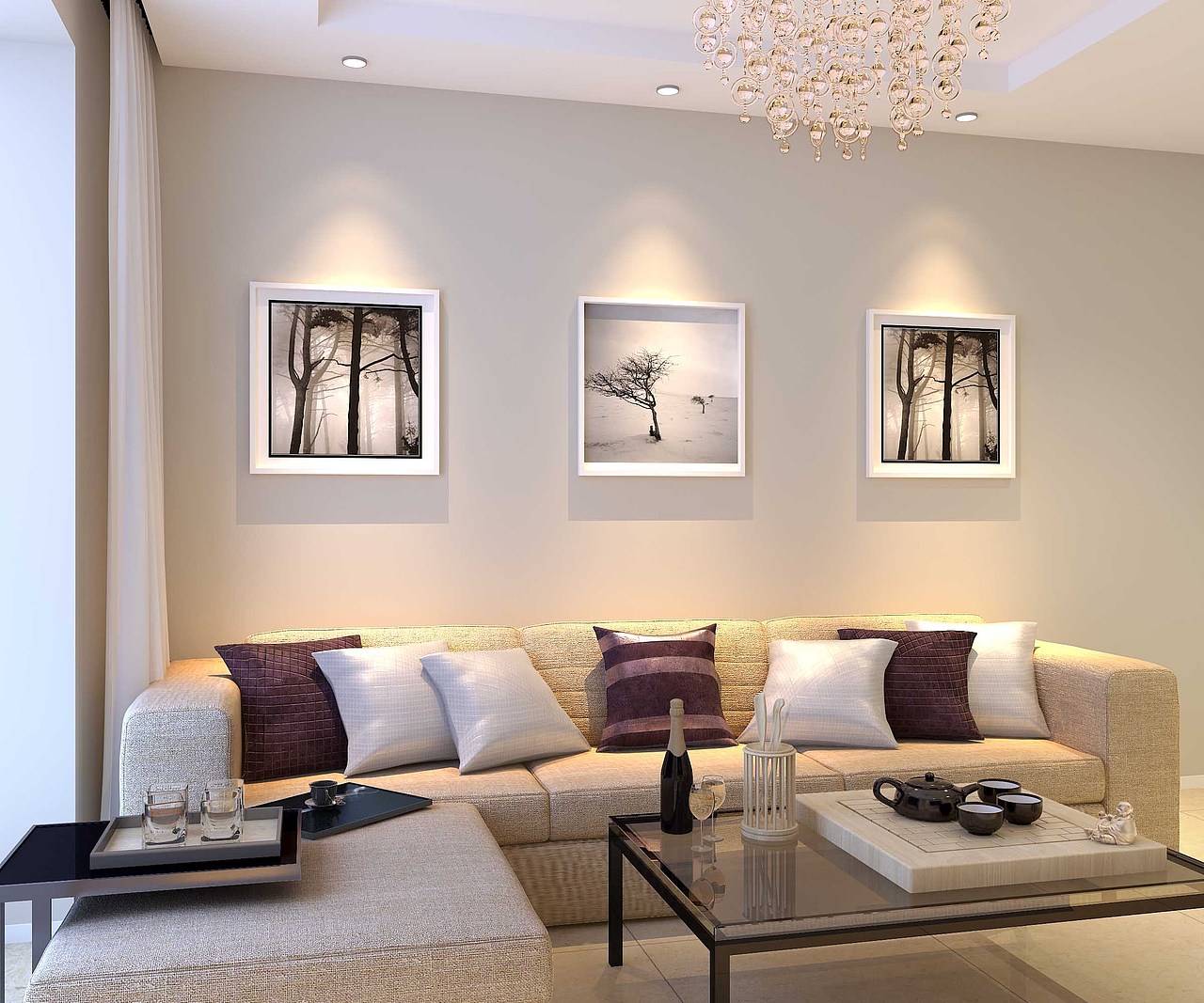 【建投十号院110㎡】简约欧式风格装修案例（图ZNTk4MTYyODQ=） - 家装设计 - 站酷设计师金舍小柯原创素材 - 站酷ZCOOL