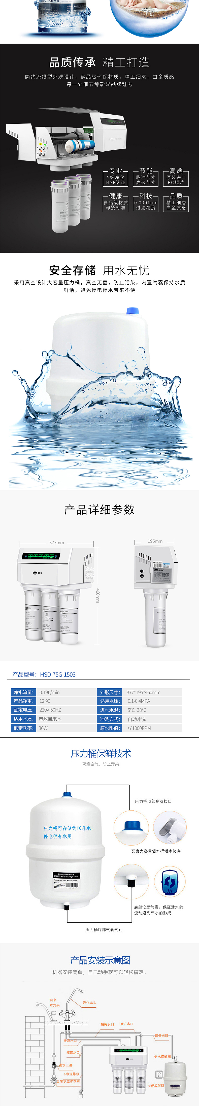 净水器详情页（图ZMTQ2MjMyMjEy） - 电商 - 站酷设计师感觉自己很渺小原创素材 - 站酷ZCOOL