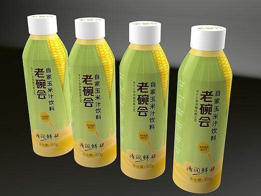 老碗会玉米汁（个人主页-ZNDUxNDEzNTI=） - 包装 - 站酷设计师小精豆呀原创素材 - 站酷ZCOOL