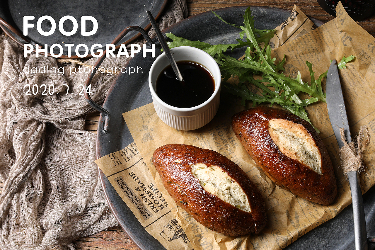 面包摄影-美食摄影暗调-大腚视觉