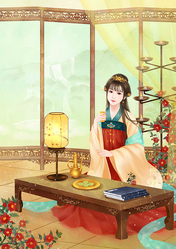 古风言情插图8（图ZMTgxNTM3ODc2） - 商业插画 - 站酷设计师方黎歌原创素材 - 站酷ZCOOL