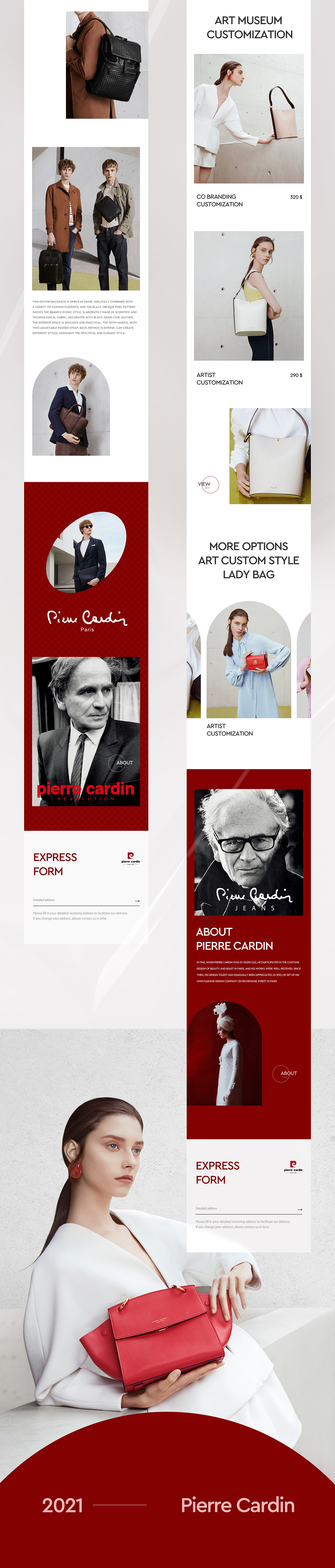 网站设计丨皮尔·卡丹×圣思羽 GODDESS OF WISDOM（图ZMjUzODQyOTA4） - 企业官网 - 站酷设计师圣思羽品牌策划原创素材 - 站酷ZCOOL