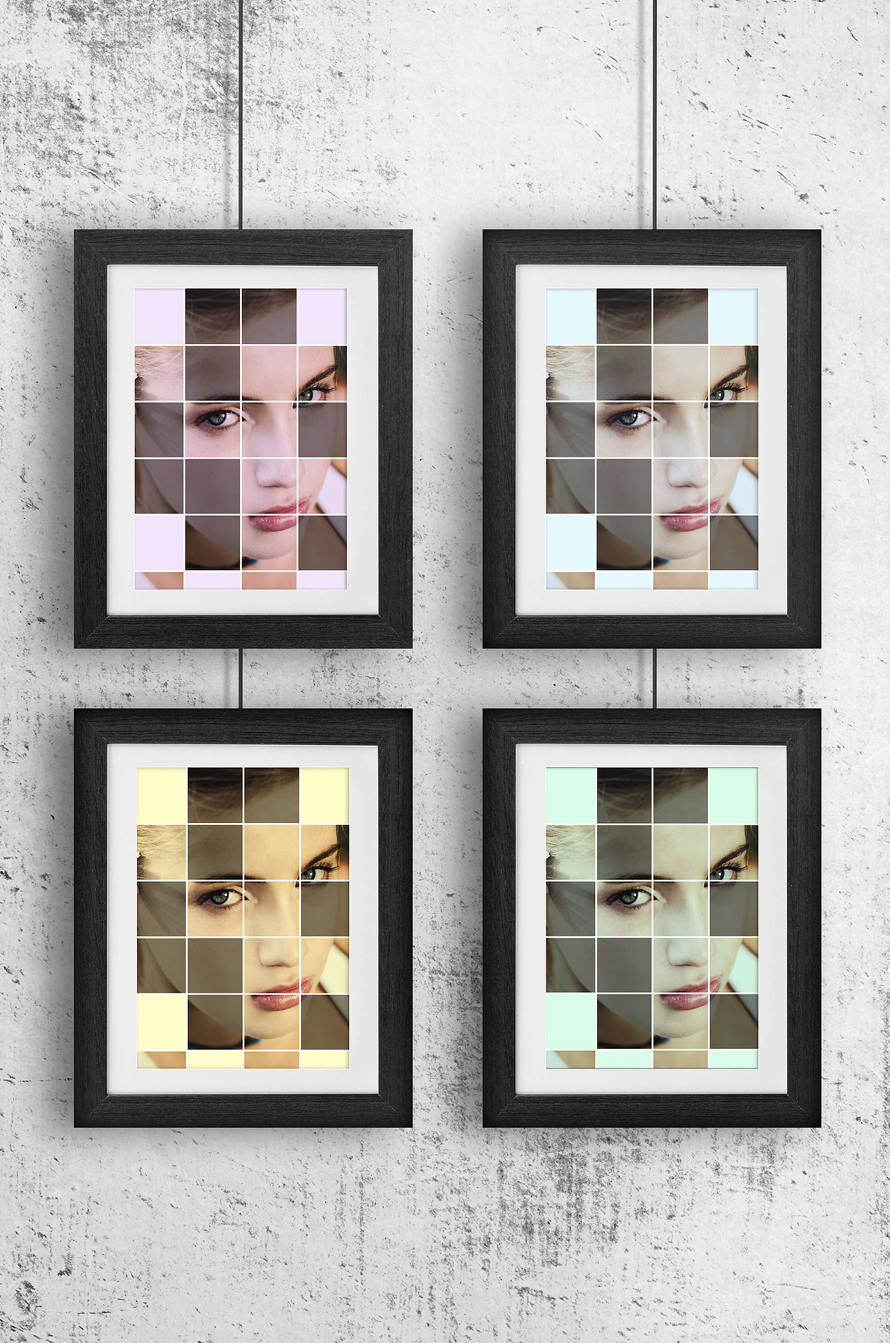 九宫格配色及微景观