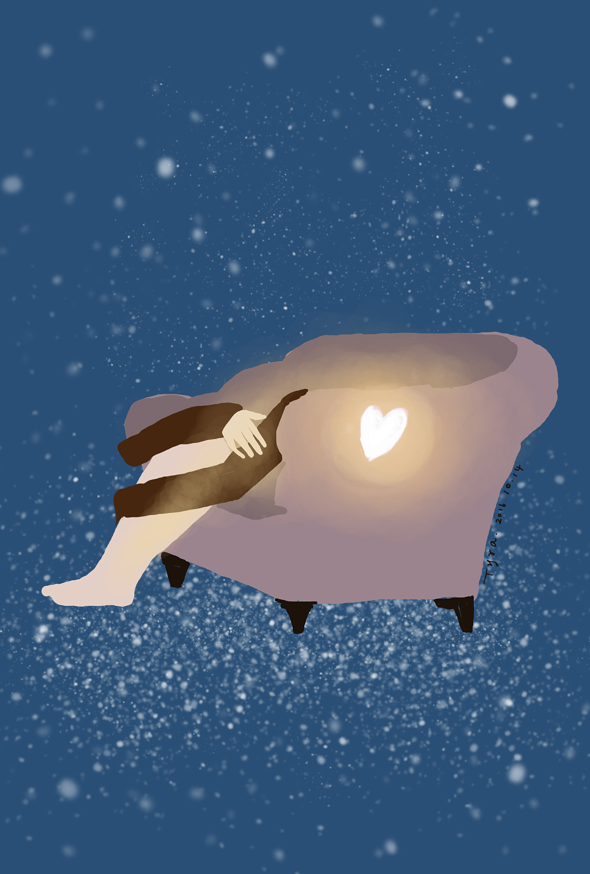 世界再冷有你陪着我就很温暖|插画|儿童插画|时新 - 原创作品 - 站酷