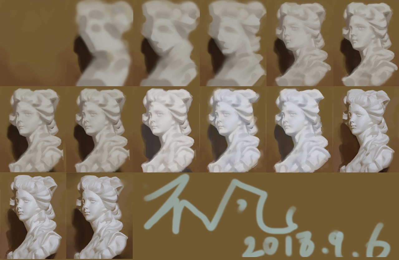 下午三个半小时，一张赶时间的练习。到此吧 ​​​​（图ZMTI3NzgzOTQ0） - 创作习作 - 站酷设计师泰格鲁斯原创素材 - 站酷ZCOOL