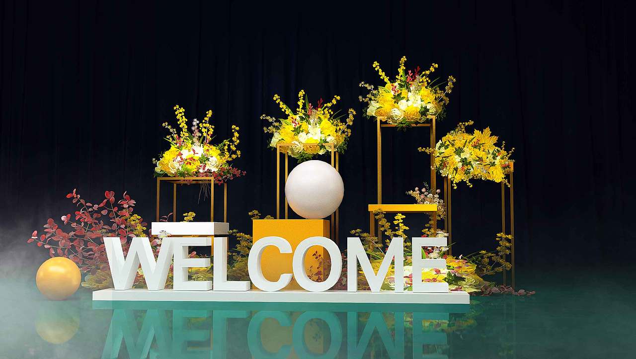 创意房地产堆头签到美陈-dp点-打卡点-爱马仕橙