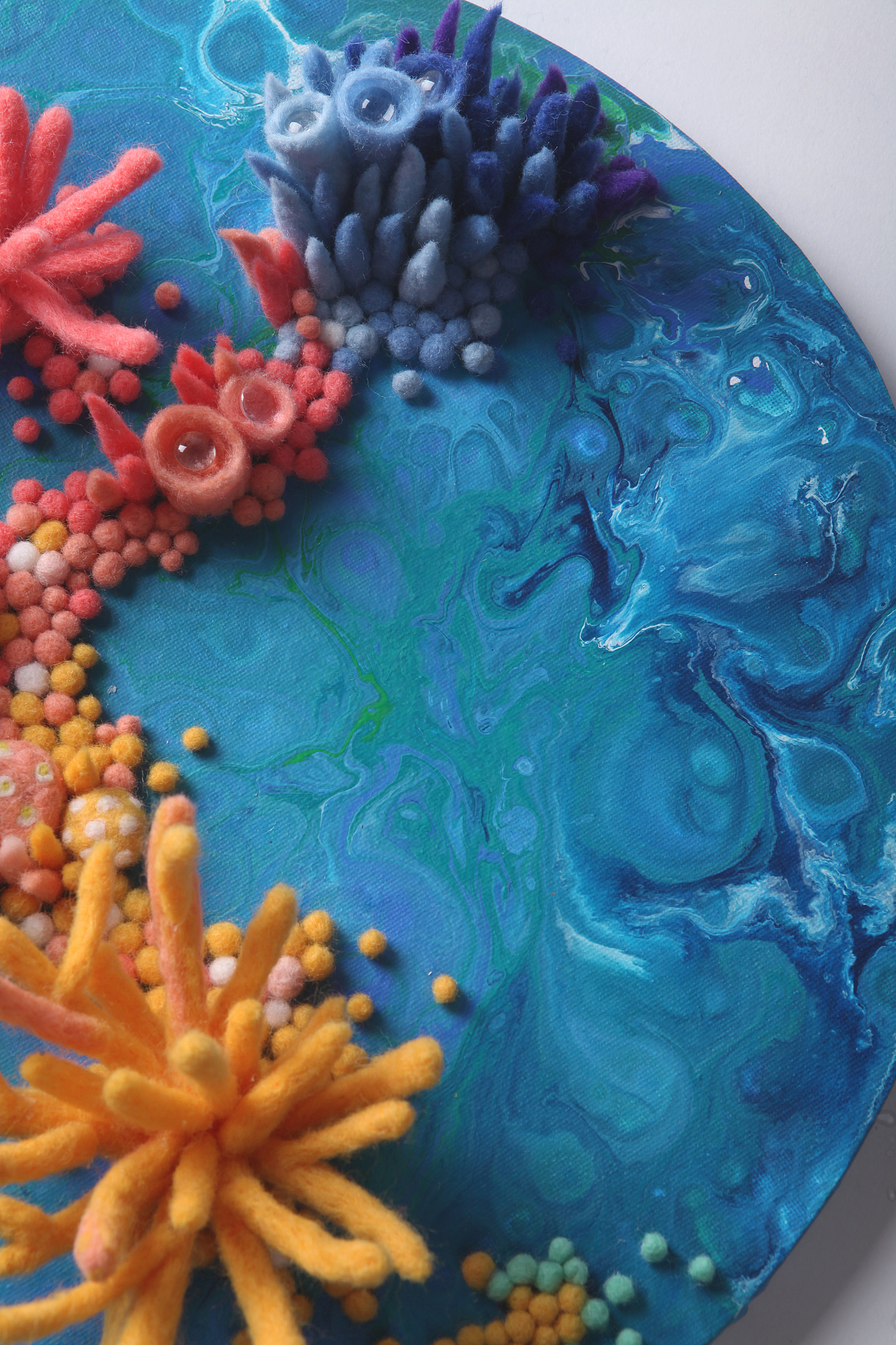 海·释 | 羊毛毡（图ZMTY2MTYxODM2） - 其他手工艺 - 站酷设计师Seiki_ki原创素材 - 站酷ZCOOL