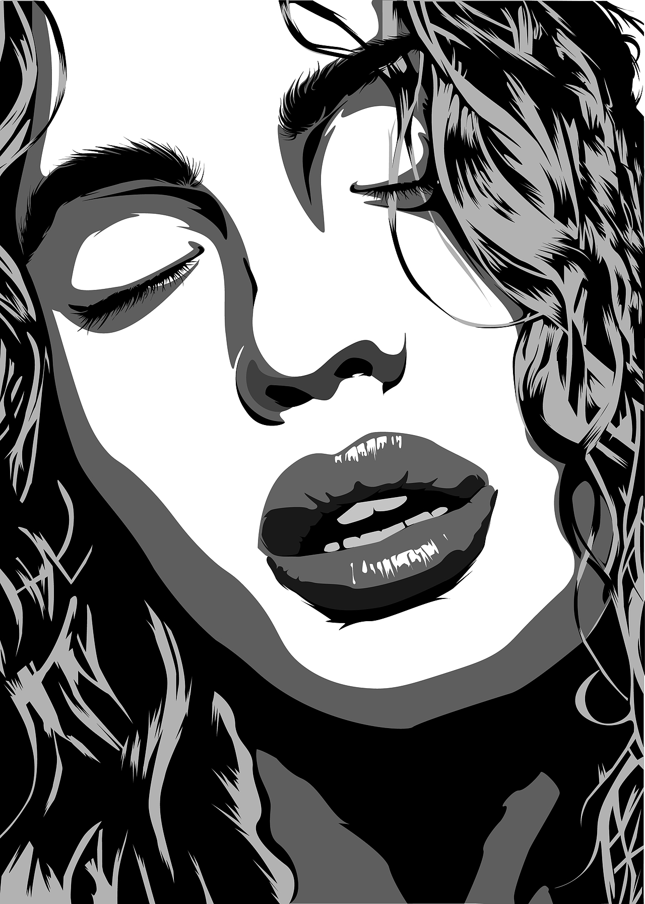 人物矢量插画三