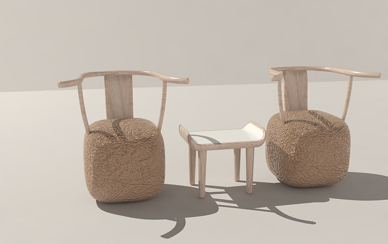 从明清家具提取灵感做一组坐具设计