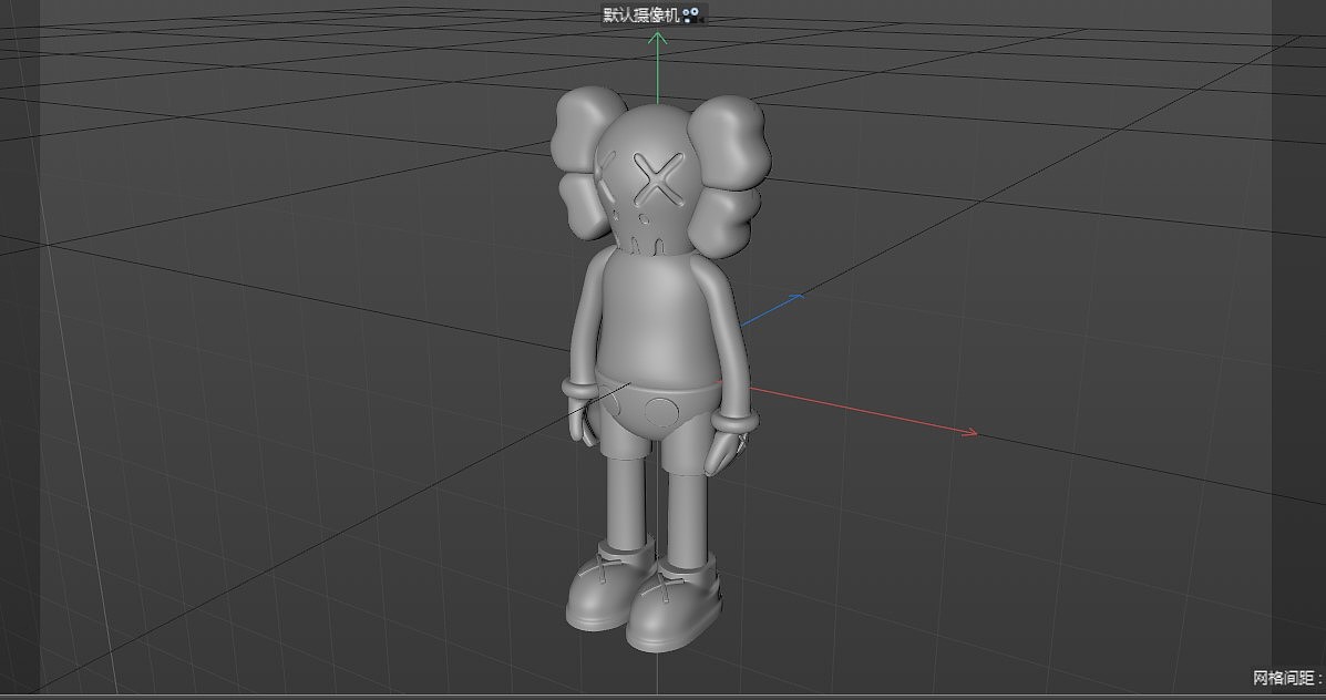 C4D建模 Kaws芝麻街