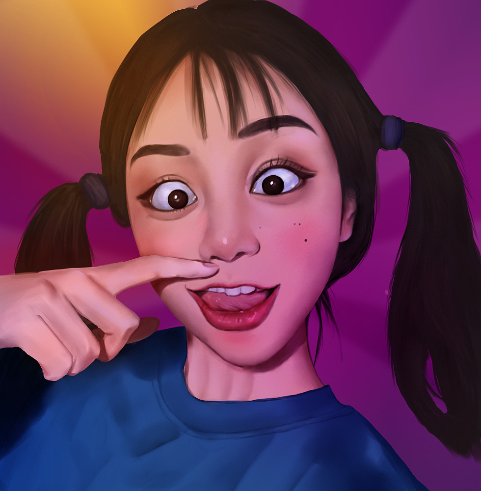 插画练习，步骤图GIF（图ZNzEzMjEzMDQ=） - 创作习作 - 站酷设计师沐橙子666原创素材 - 站酷ZCOOL