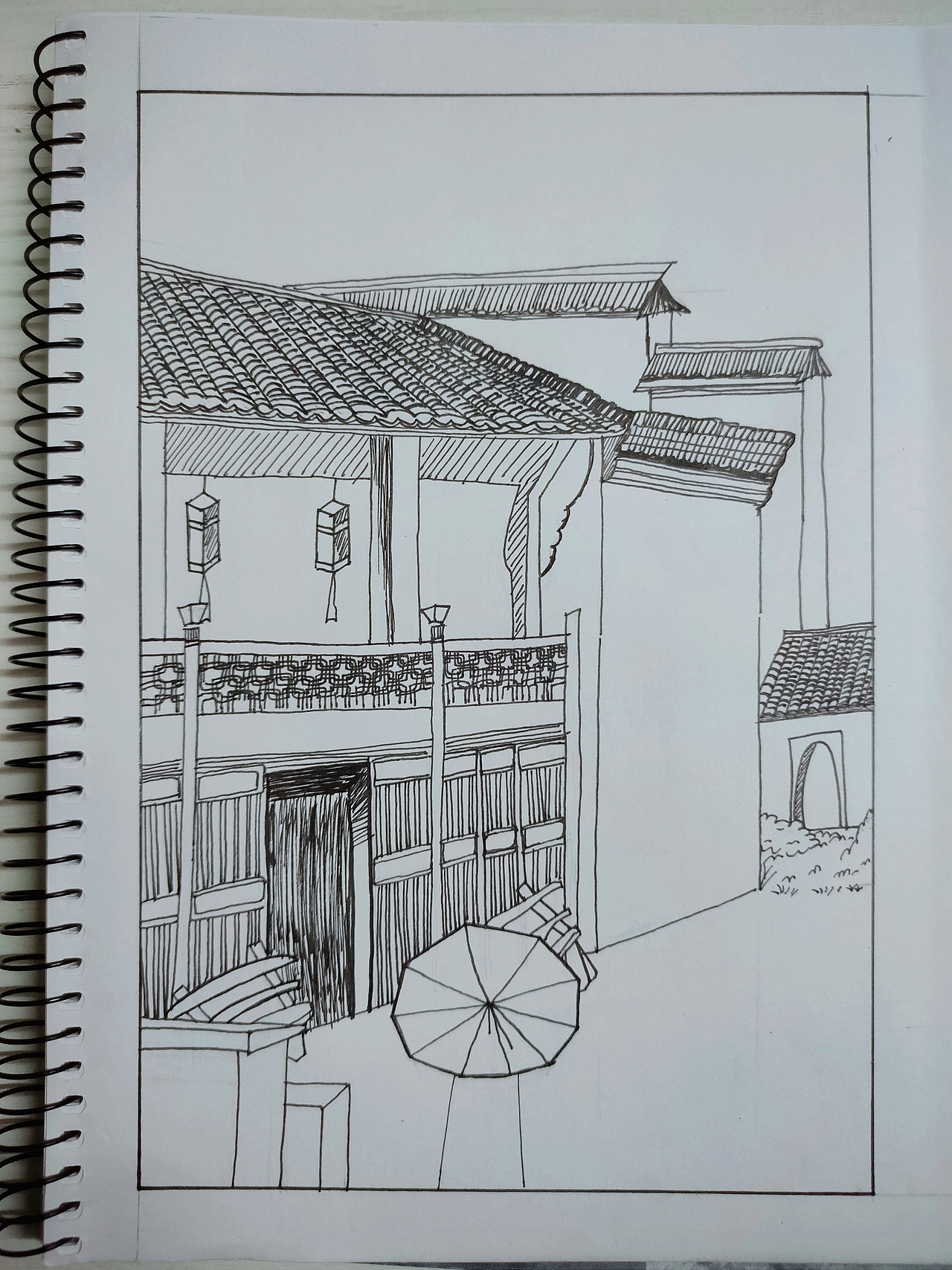 风景园林素描课（图ZMjAxMDA5Nzcy） - 景观设计 - 站酷设计师总得有人去擦星星原创素材 - 站酷ZCOOL
