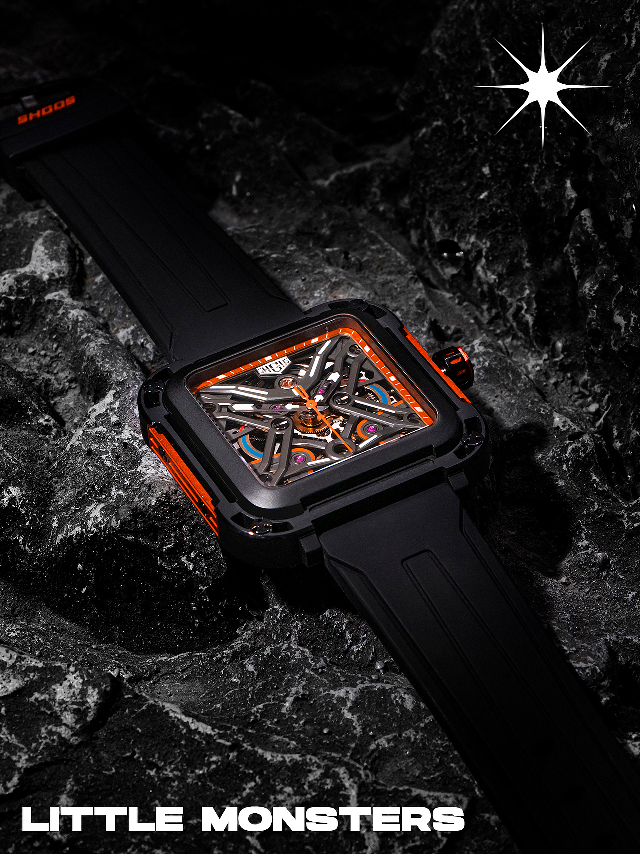 机械男士手表拍摄