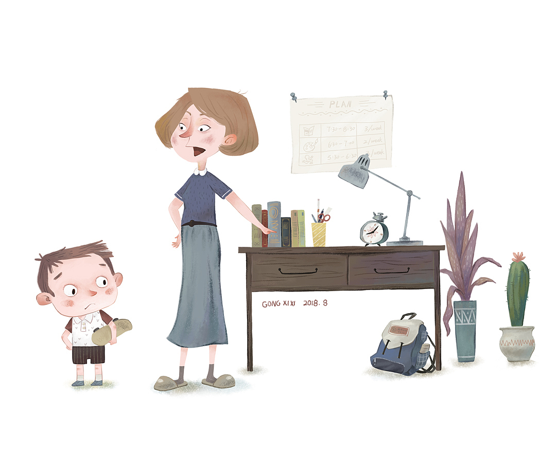 小场景的绘制，感觉很有趣