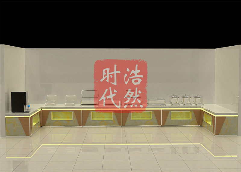 内蒙古机关单位取餐台定制 大理石自助餐台设计i制作