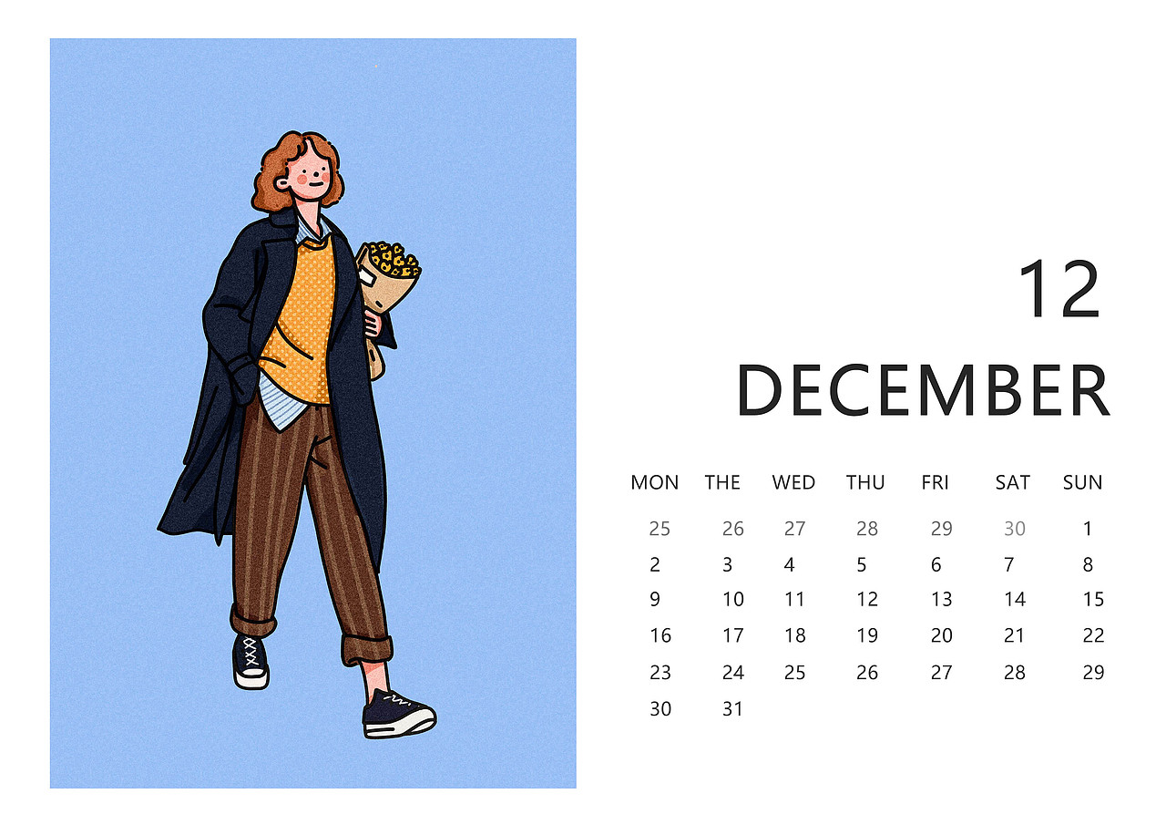 描邊風(fēng)格日歷（圖ZMjY4MzkyOTA4） - 創(chuàng)作習(xí)作 - 站酷設(shè)計(jì)師會(huì)繪畫屋原創(chuàng)素材 - 站酷ZCOOL