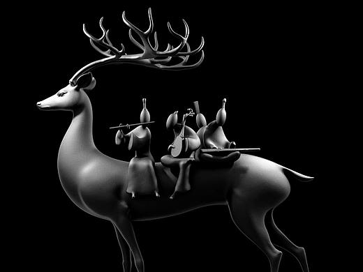 《呦呦鹿鸣-Ⅰ》  