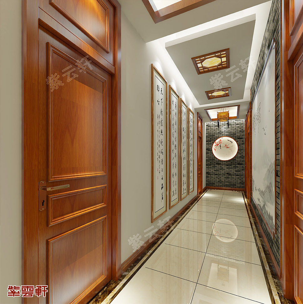 走廊中式设计图