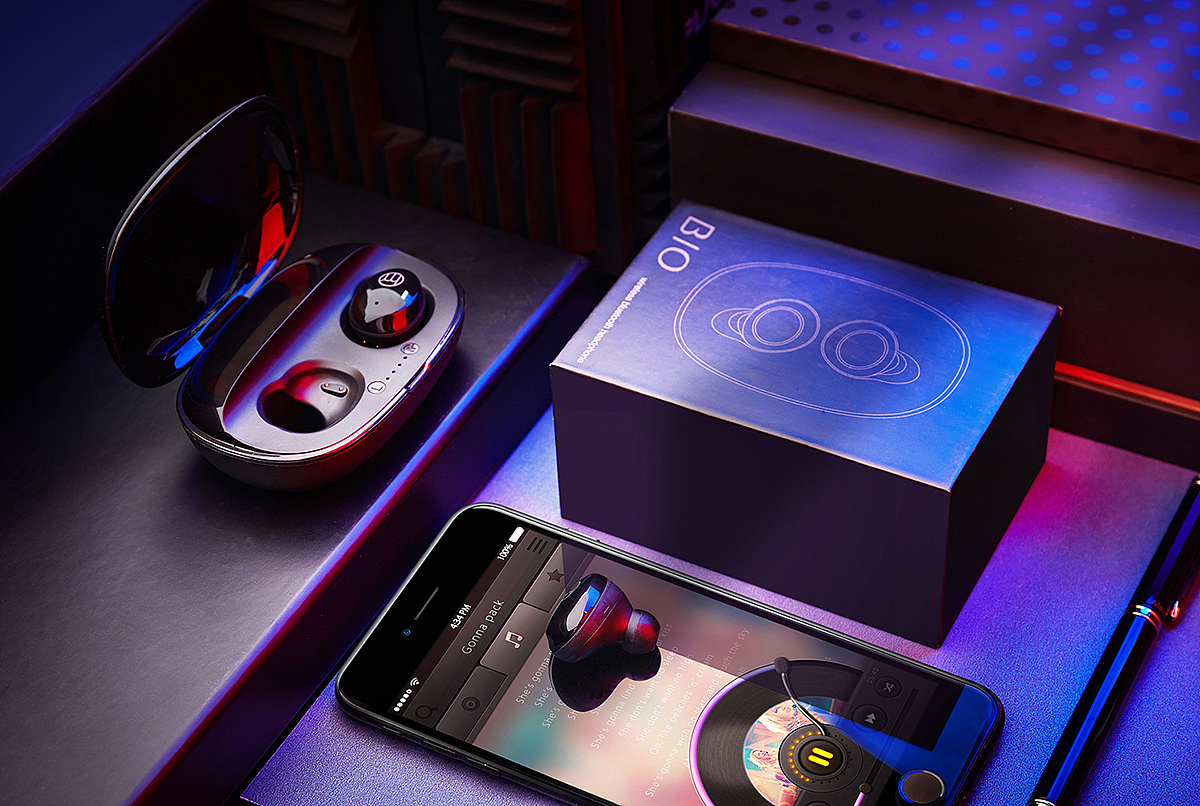 网红直播调音器/蓝牙耳机场景3c数码拍摄/附带拍摄花絮