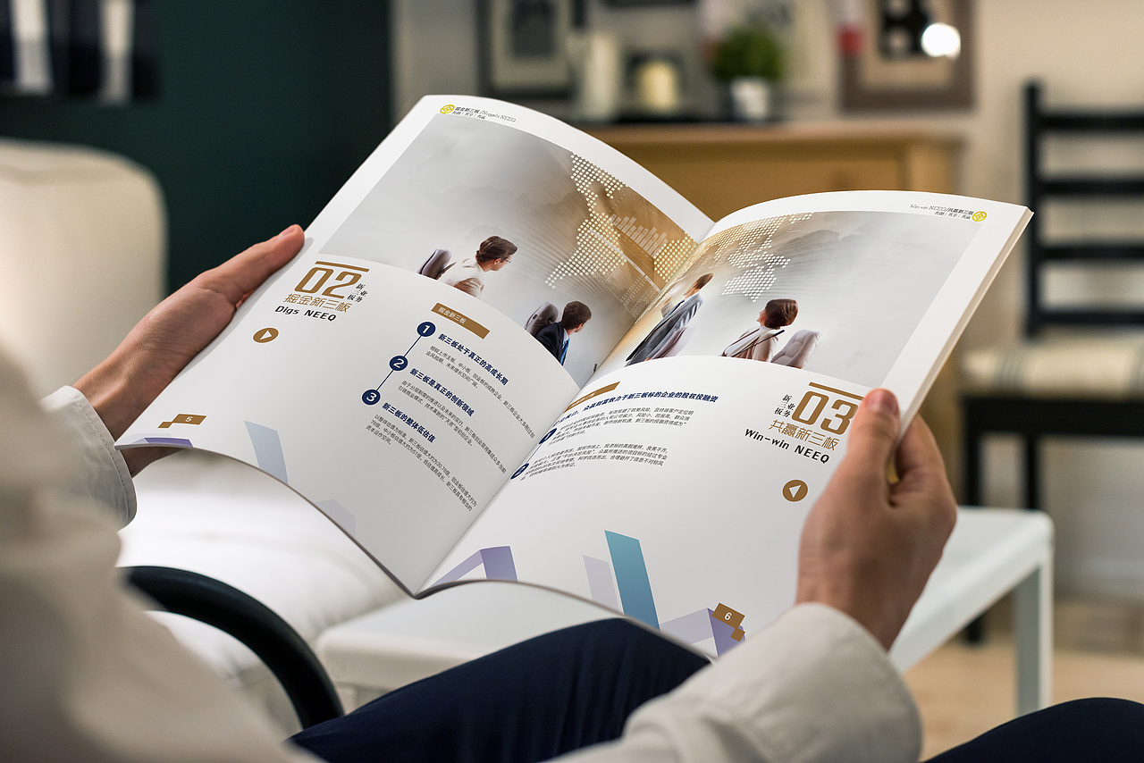 金融画册，宣传册，三板册子