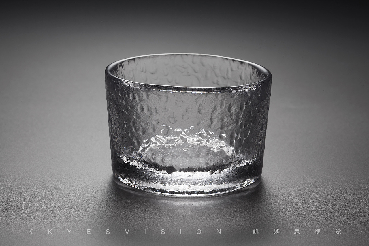 耐热玻璃杯公道杯茶杯锤纹日系茶道茶具