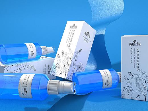 玫瑰纯露化妆品包装