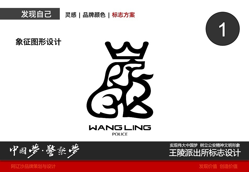 王陵派出所LOGO设计提案