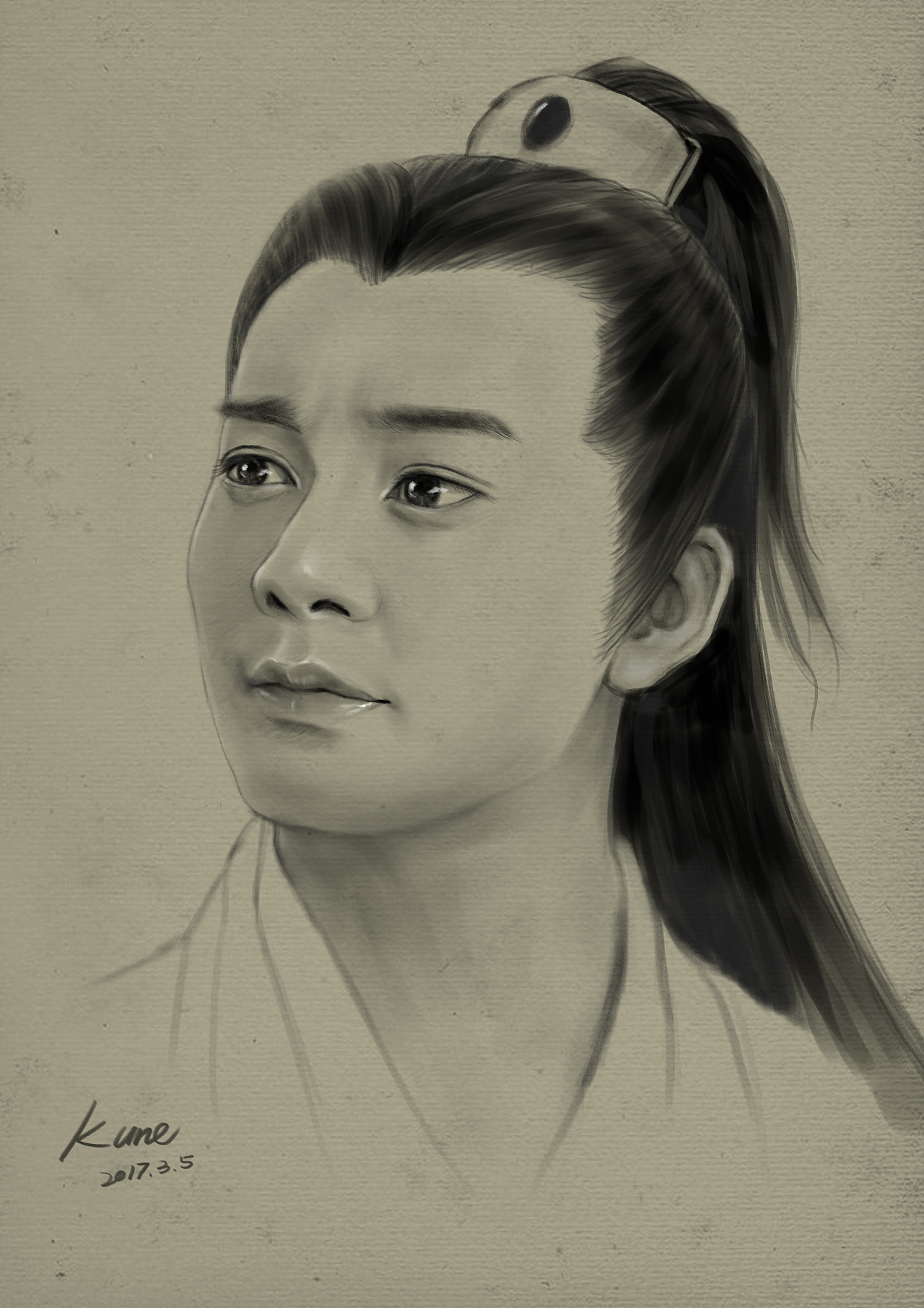 库恩の绘 《射雕英雄传-杨康》