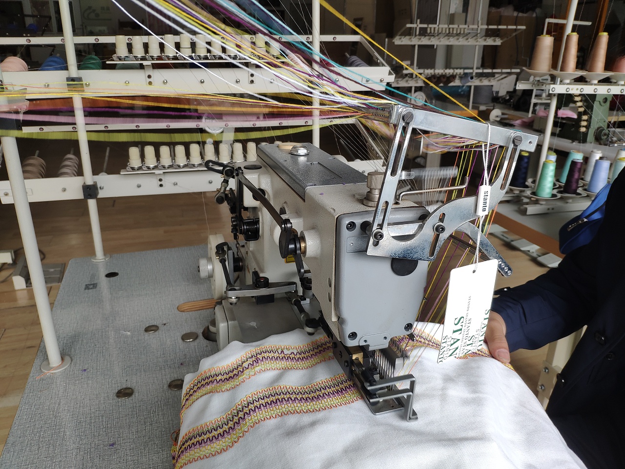 司马克打揽,多针车,多针打揽机,多针网花车