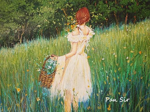 茵草香氣（個人主頁-ZNDMwMTkwNzI=） - 繪畫 - 站酷設(shè)計師Palette潘Sir原創(chuàng)素材 - 站酷ZCOOL