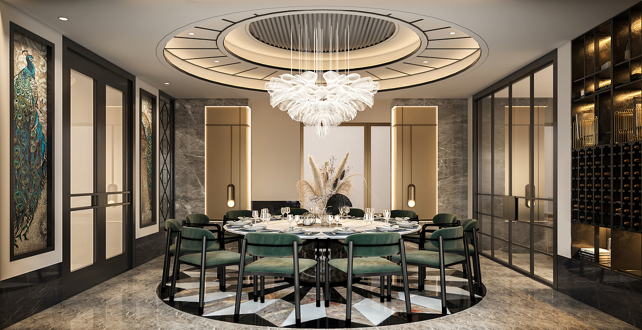 别墅·大厅·餐厅·卧室·商业图