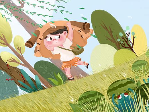 要下雨了 ~（個人主頁-ZNDE5MjgxNDg=） - 繪本 - 站酷設計師會咬人的包包原創(chuàng)素材 - 站酷ZCOOL