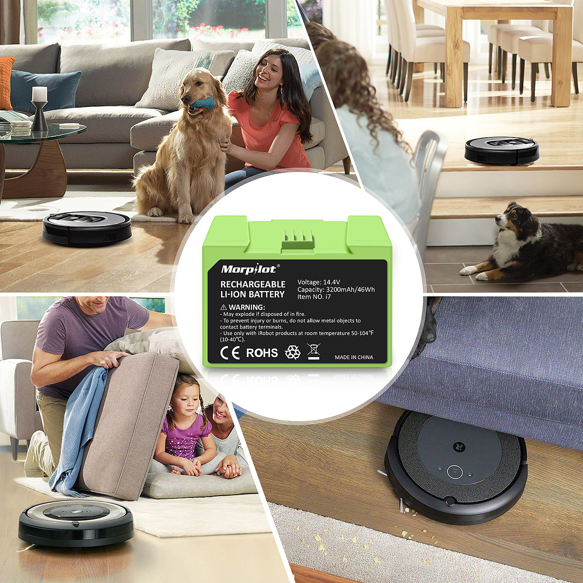 【i7电池-绿色】—亚马逊精品主图|A+页