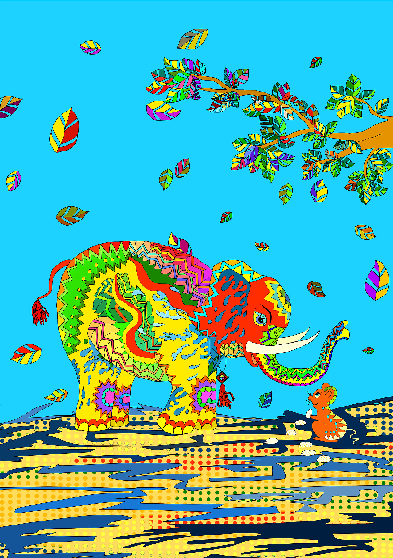 插画图案设计|插画|商业插画|胡圈圈 - 原创作品 - 站酷 (zcool)