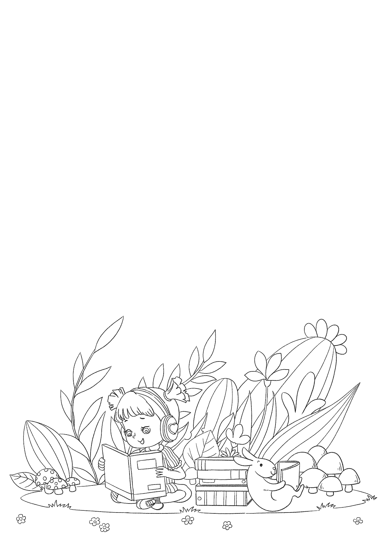 儿童练习册封面图 线稿 |插画|儿童插画|榕小洋_原创作品-站酷(zcool)