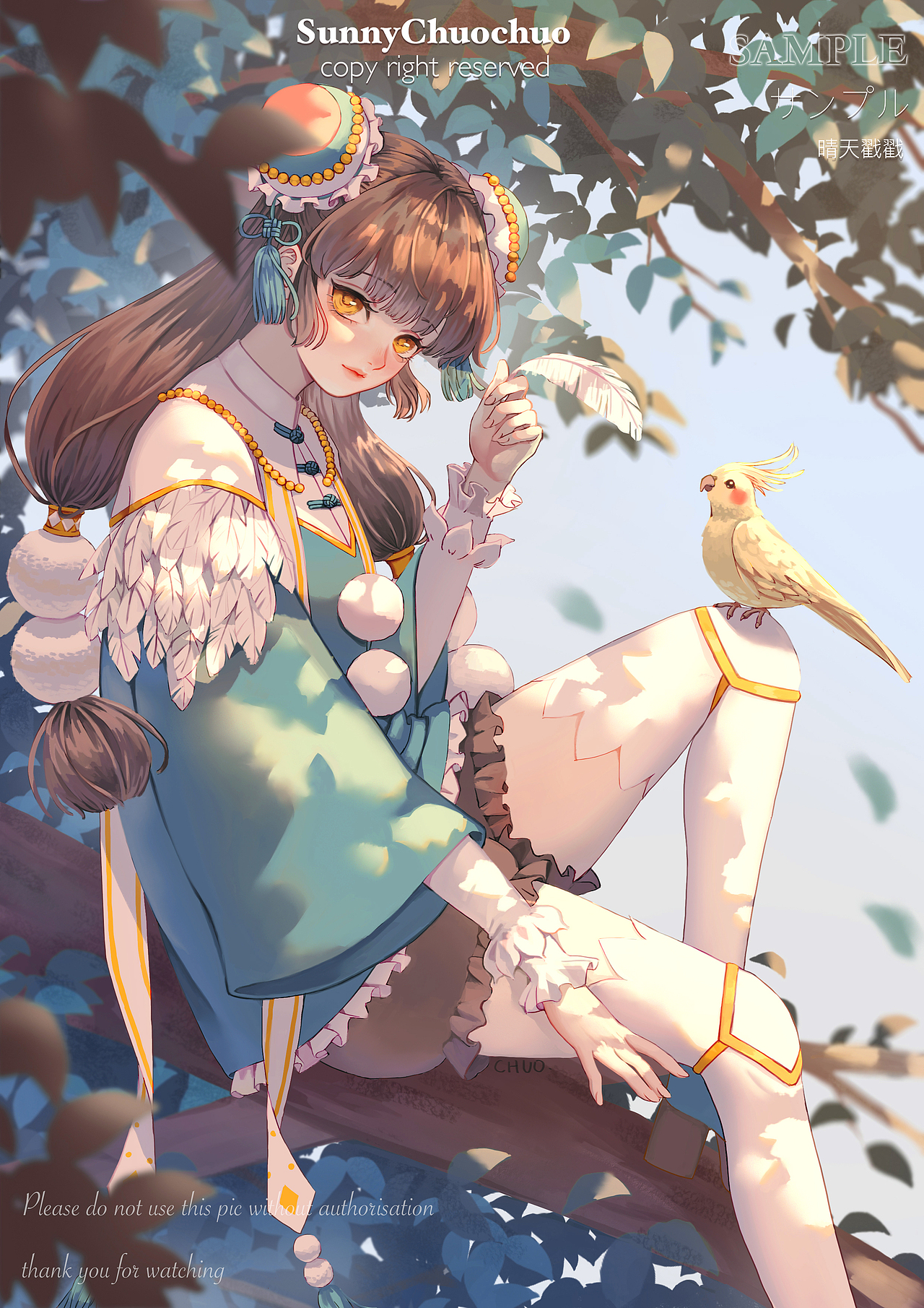 给玄凤子的摸鱼（图ZMjQxMTYwNjIw） - 创作习作 - 站酷设计师晴天戳戳原创素材 - 站酷ZCOOL