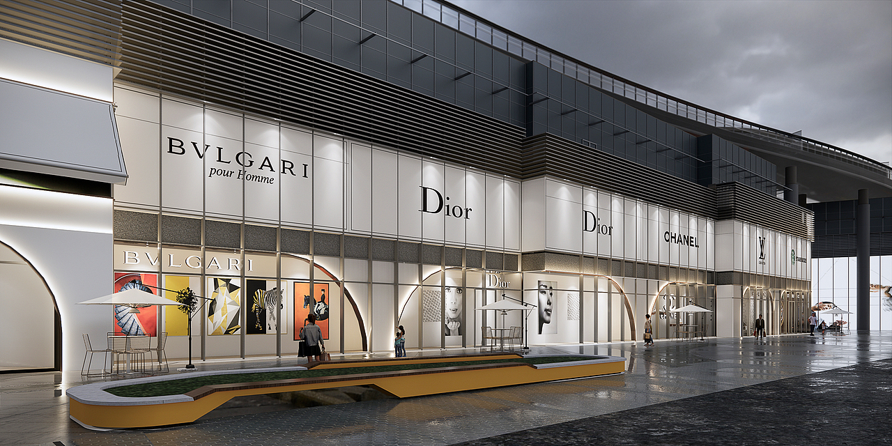 奥特莱斯商业街包装