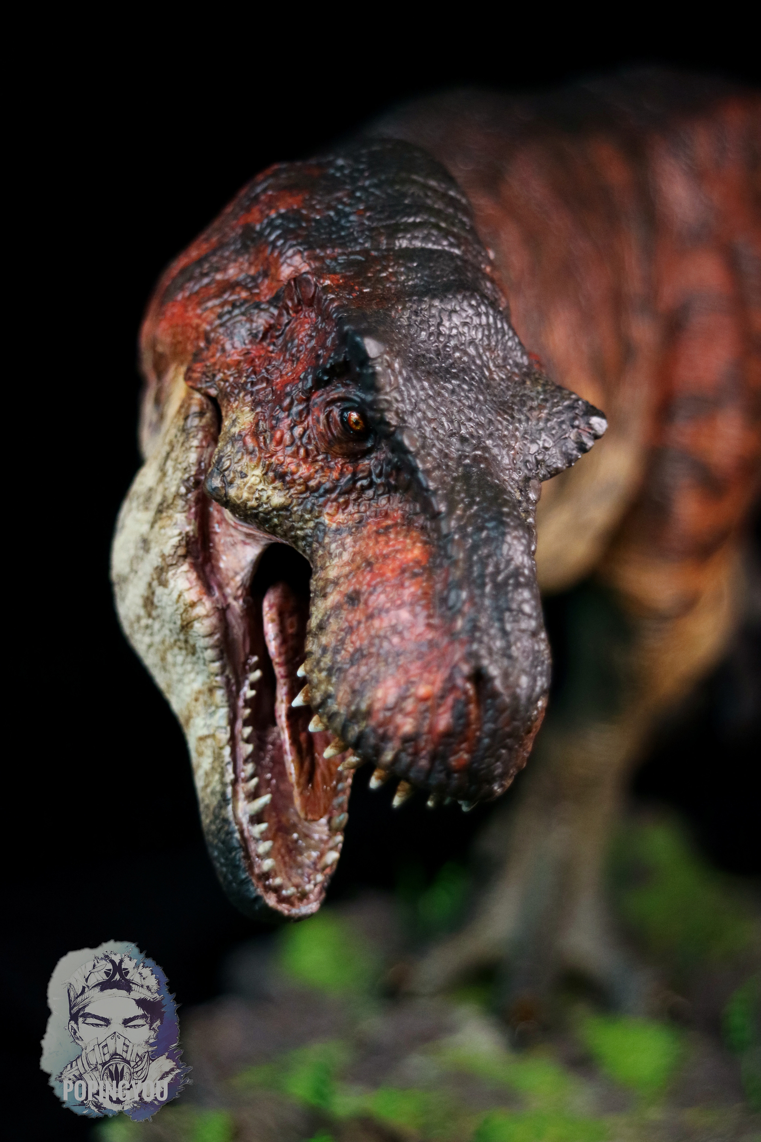 一只适合春节期间出门的暴王龙!涂装展示