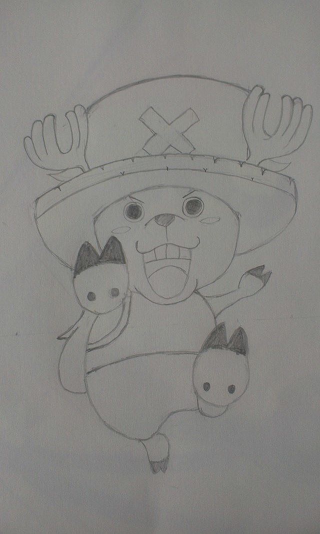 手绘临摹海贼王