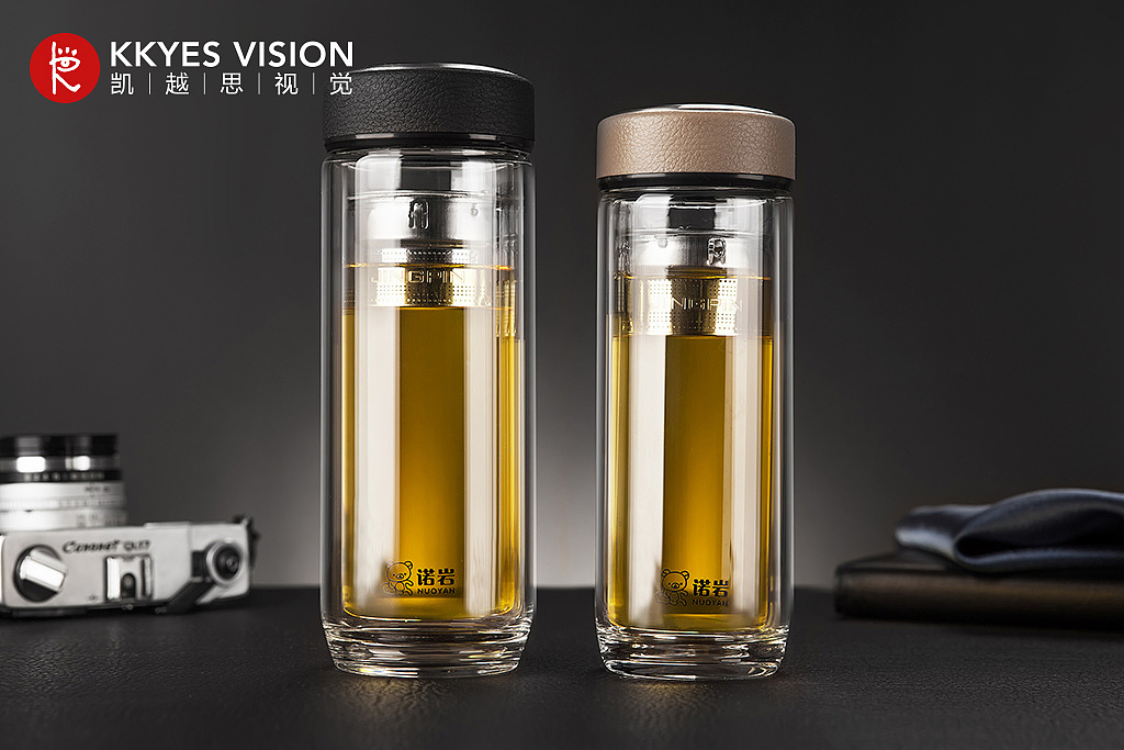 双层玻璃水杯 茶杯 杯子 静物产品拍摄商业摄影