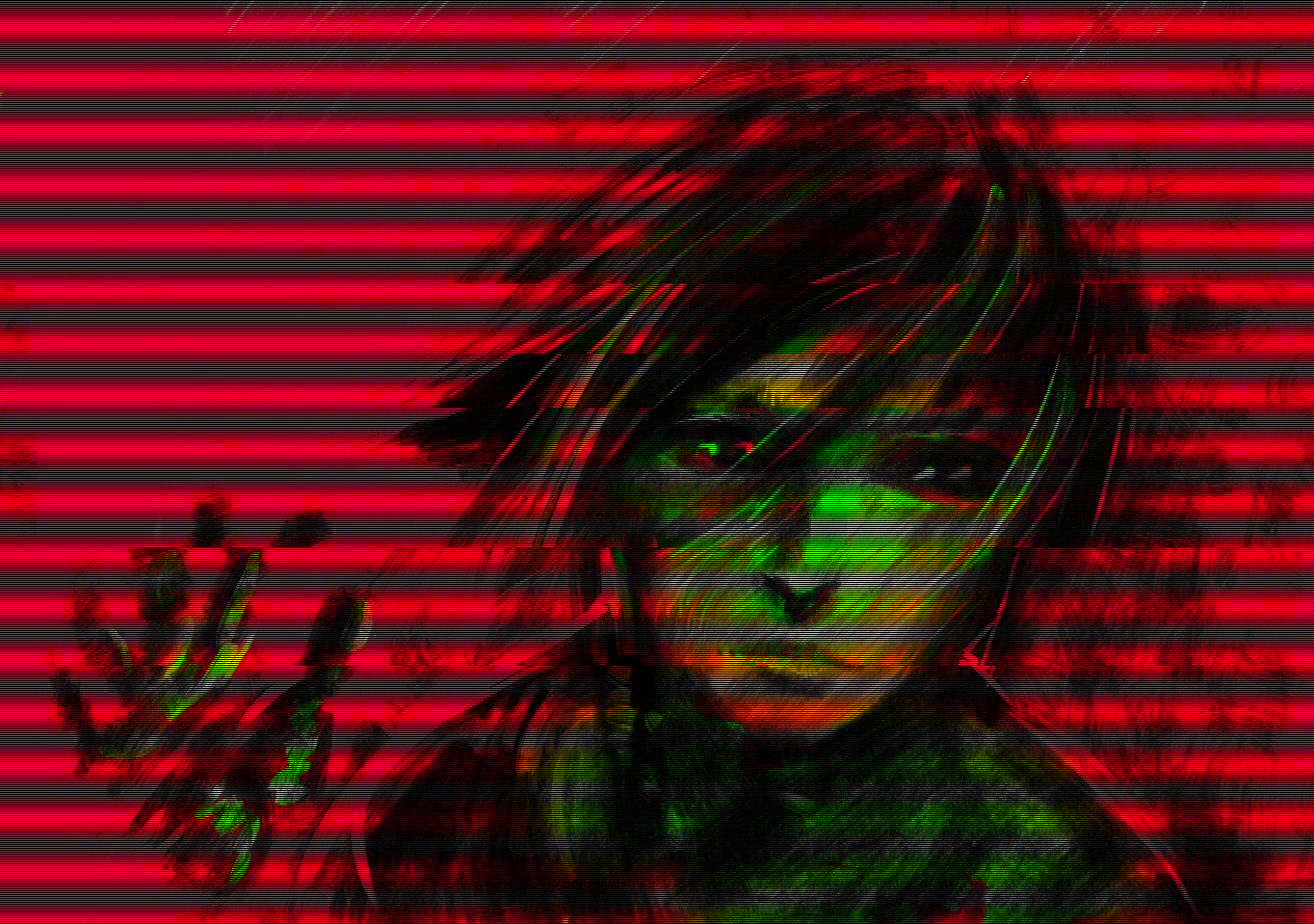 心情复杂随手画了个 顺便做了下故障效果（图ZNzc3Mzg4NDA=） - 其他 - 站酷设计师shijing原创素材 - 站酷ZCOOL