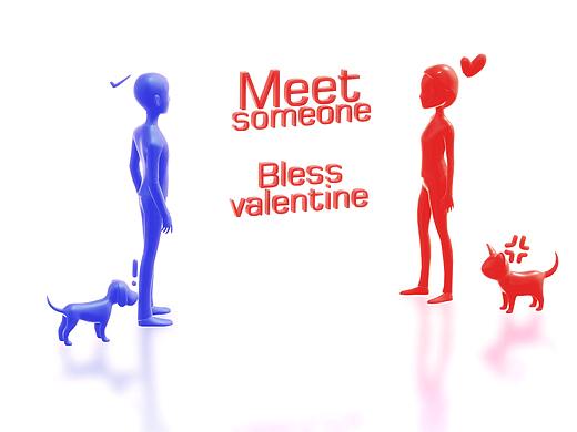 祝福情人节,遇见某个人